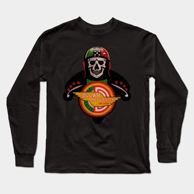 Ducati Rider Long Sleeve T-Shirt by Midcenturydave